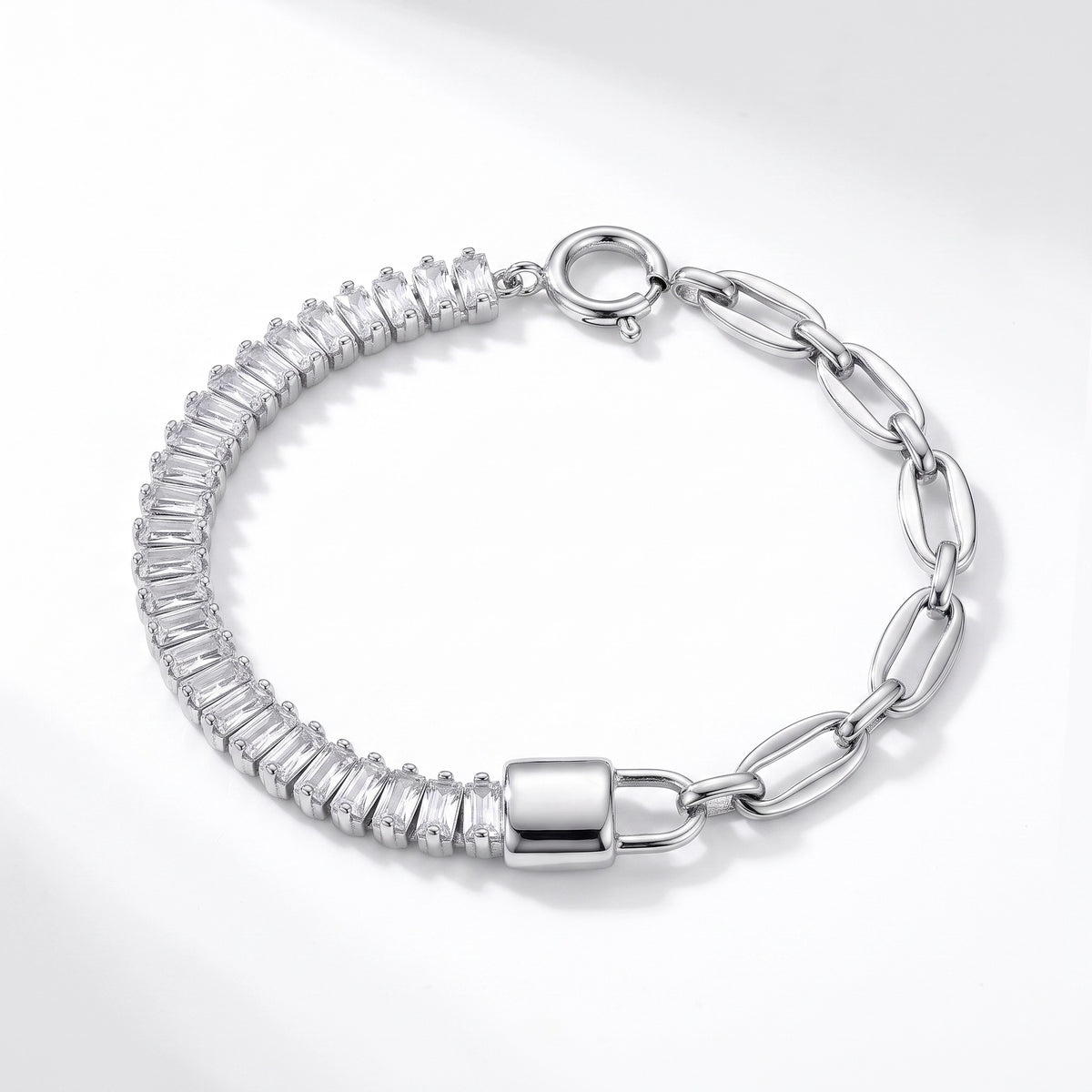 Curb Chain Charm Bracelet