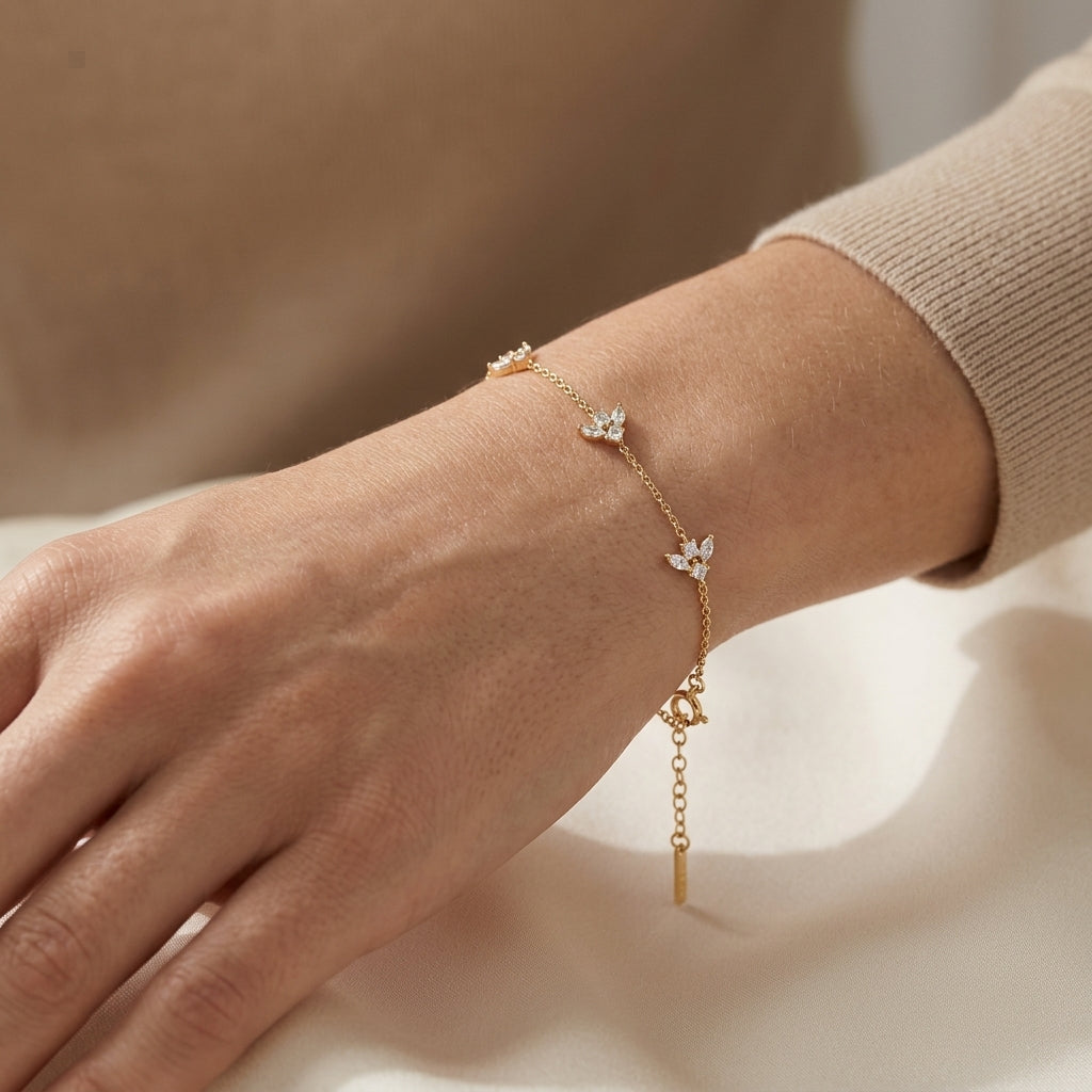 Interlocking Circle Chain Bracelet
