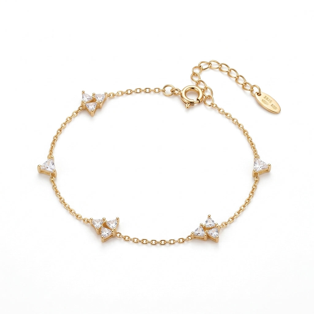 Interlocking Circle Chain Bracelet
